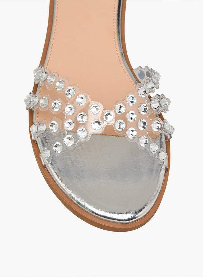 Paprika Women Embellished Flat Sandals Ramadan Collection - Image 4